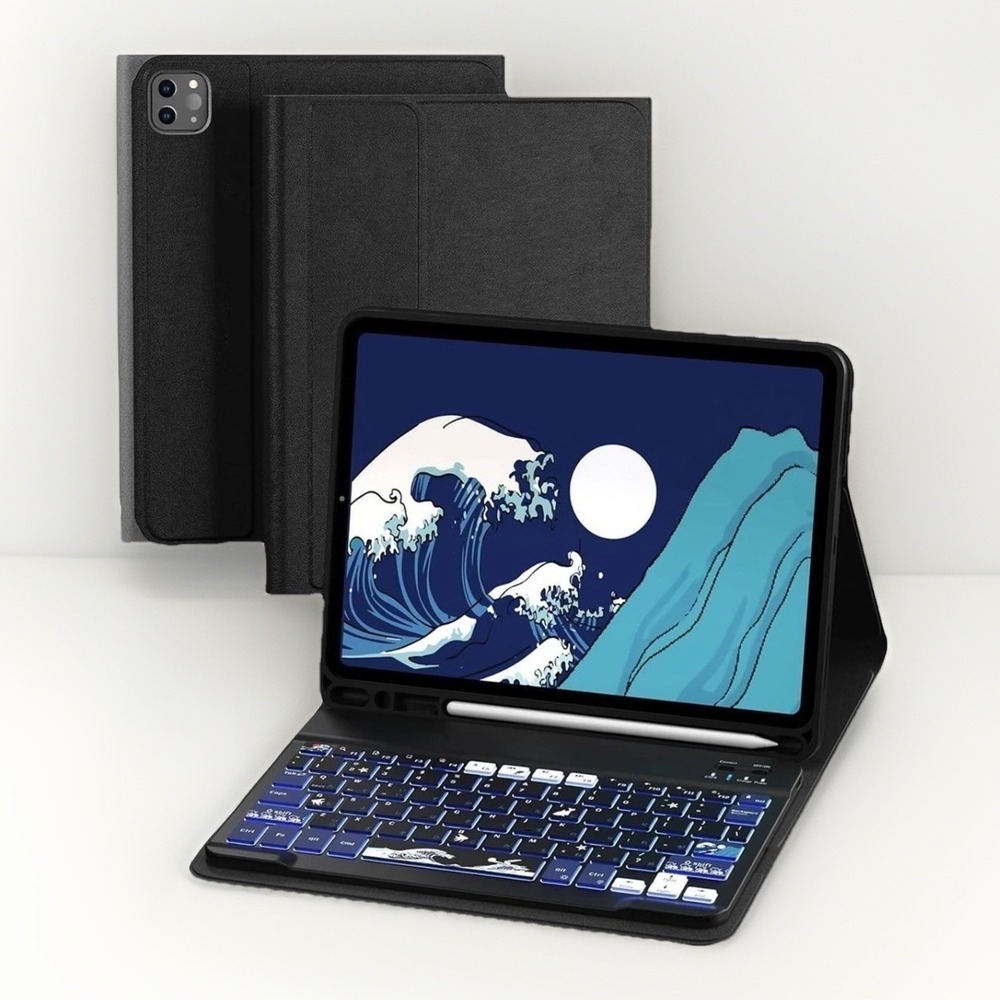 OHY iPad Air 11 WK80 Wireless Backlit Keyboard Case Adjustable Angle Magnetic